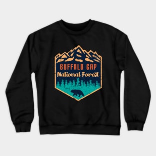 Buffalo gap national forest Crewneck Sweatshirt